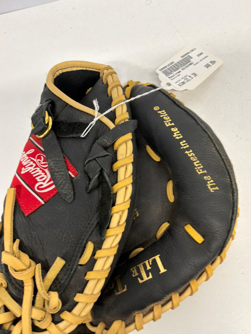 Vist Large View of Product Image Which is Used Rawlings H315CMBC BB/SB Catchers LH Throw Black 31 1/2"