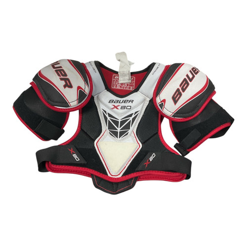 Vist Large View of Product Image Which is Used Bauer VAPOR X80 Junior Shoulder Pads LG