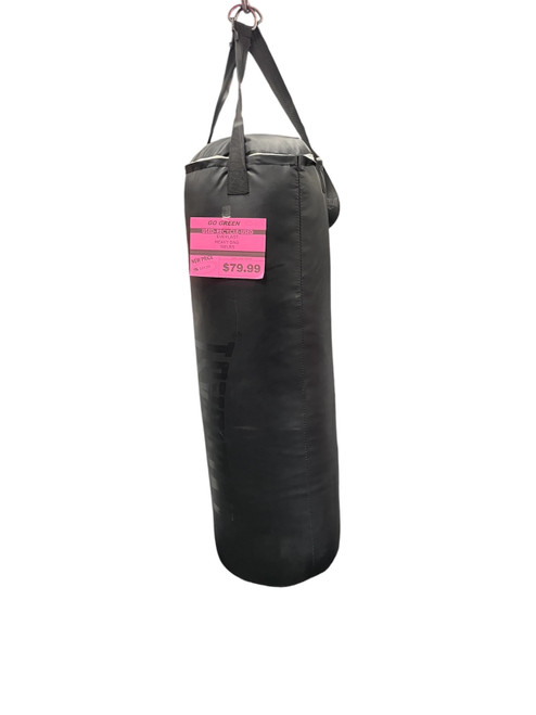 Vist Large View of Product Image Which is Used Everlast 100 LB BAG Boxing Heavy Bag Black 100 lb