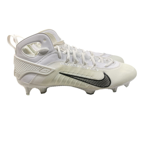 Vist Large View of Product Image Which is Used Nike LAX Cleats Mens White Senior 9.5