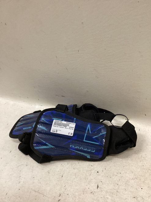 Vist Large View of Product Image Which is Used Soccer Shin Guards Junior Navy Blue MD