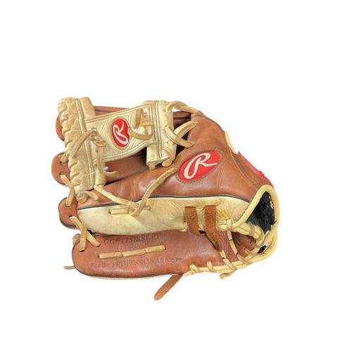 Vist Large View of Product Image Which is Used Rawlings GG ELITE BB/SB Glove LH Throw Brown 11 1/2"