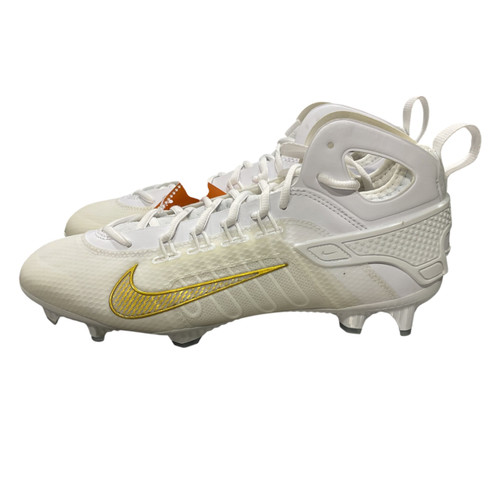 Vist Large View of Product Image Which is Used Nike LAX Cleats Mens White Senior 9.5