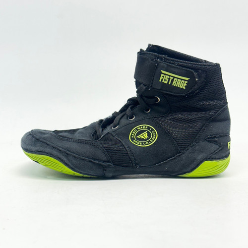 Vist Large View of Product Image Which is Used FIST RAGE Wrestling Shoes Black Senior 5
