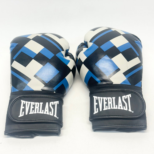 Vist Large View of Product Image Which is Used Everlast SPARK TRAINING Boxing Gloves White/Black/Royal Senior