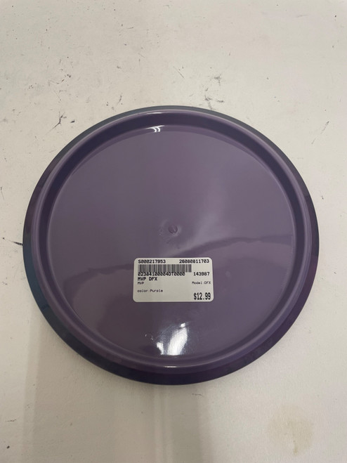Vist Large View of Product Image Which is Used MVP DFX Disc Golf Mid Range Purple