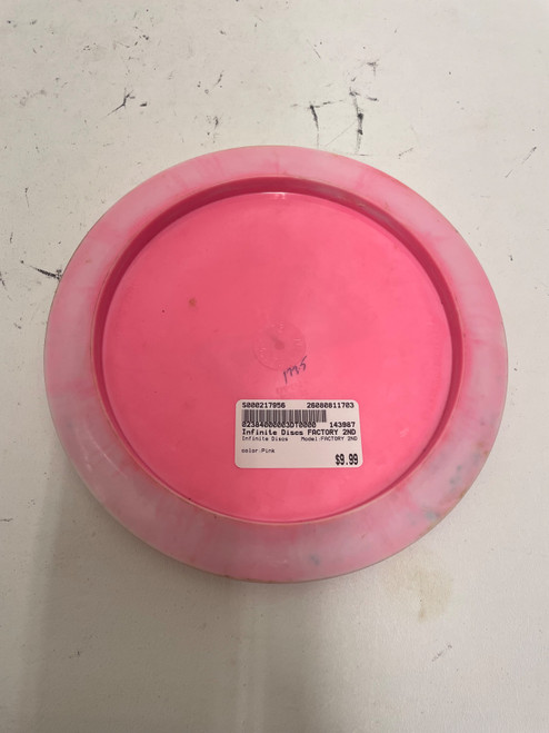 Vist Large View of Product Image Which is Used Infinite Discs FACTORY 2ND Disc Golf Driver Pink