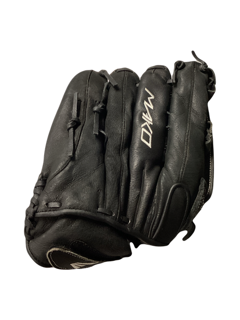 Vist Large View of Product Image Which is Used Easton MAKO ELITE BB/SB Glove RH Throw Black 14"