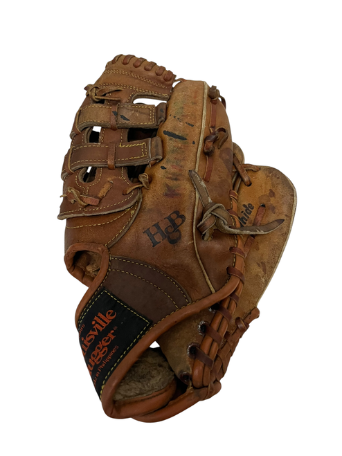 Vist Large View of Product Image Which is Used Louisville Slugger HBG37 BB/SB Glove RH Throw Brown 11 1/2"