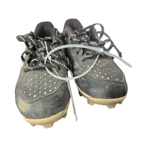 Vist Large View of Product Image Which is Used Under Armour LEADOFF BASEBALL CLEATS SZ3 BB/SB Cleats Black Junior 03
