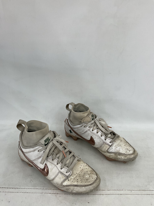 Vist Large View of Product Image Which is Used Nike VAPOR EDGE DUNK Adult FB Cleats White Senior 8.5
