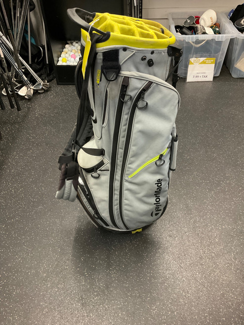 Vist Large View of Product Image Which is Used Taylormade TAYLOR MADE STAND BAG Mens Stand Bag Yellow And Grey