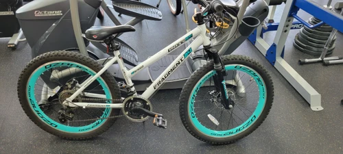 Vist Large View of Product Image Which is Used Ozone 21 SPEED Hybrid/City Bike Boys White 26"