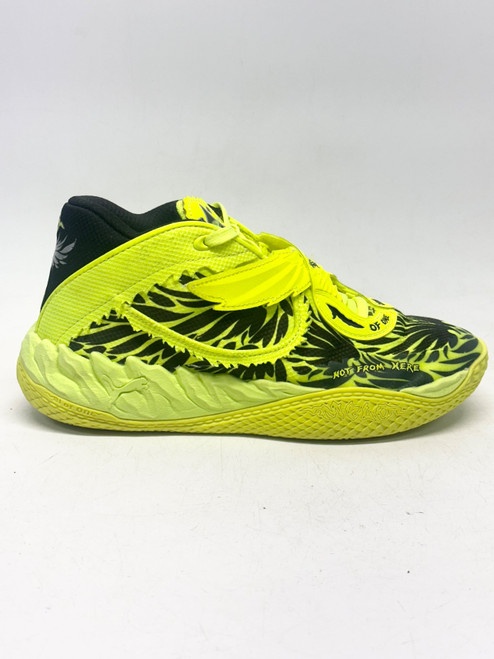 Vist Large View of Product Image Which is Used Puma MB.05 VOLTAGE Basketball Shoes M Black And Optic Yellow Senior 7