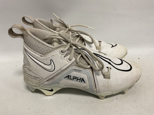 Vist Large View of Product Image Which is Used Nike Adult FB Cleats White Senior 8.5