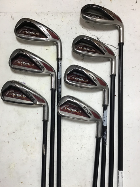 Vist Large View of Product Image Which is Used Callaway DIABLO EDGE Mens Iron Set RH 4I-PW