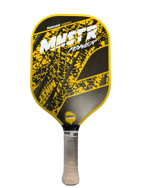 Vist Large View of Product Image Which is Used Babolat MNSTR POWER Pickleball Racquet Black