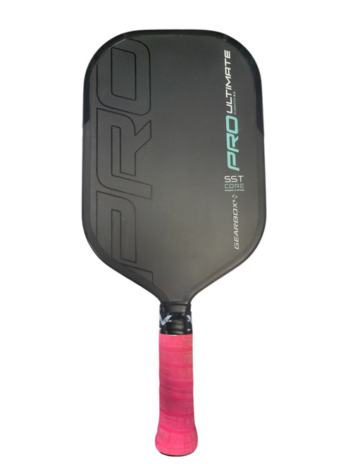Vist Large View of Product Image Which is Used Gearbox PRO ULTIMATE ELONGATED 8.0 Pickleball Racquet Black