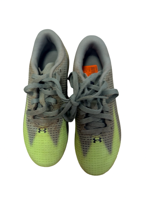 Vist Large View of Product Image Which is Used Under Armour SHADOW SELECT 3 3028290-348 Soccer Cleats Grey Junior 01