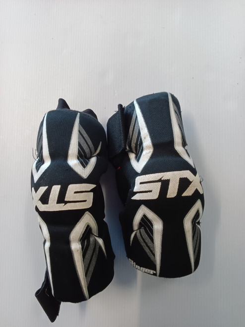 Vist Large View of Product Image Which is Used STX Lacrosse Arm Pads/Guards Black SM