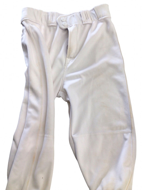 Vist Large View of Product Image Which is Used Rawlings BASEBALL PANTS BB/SB Pant Boys White MD Tall