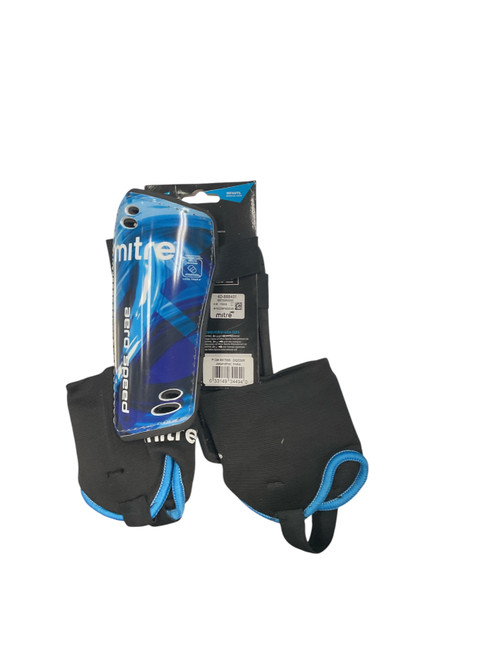 Vist Large View of Product Image Which is Used Mitre Soccer Shin Guards Junior Royal Blue SM