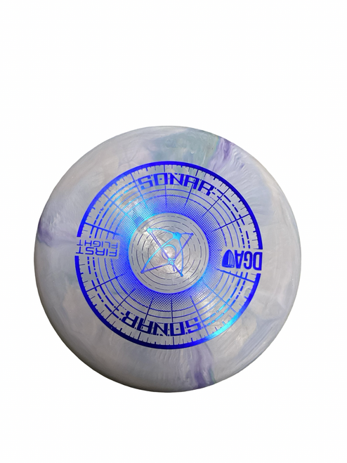 Vist Large View of Product Image Which is Used Infinite Discs SONAR Disc Golf Putter Royal Blue