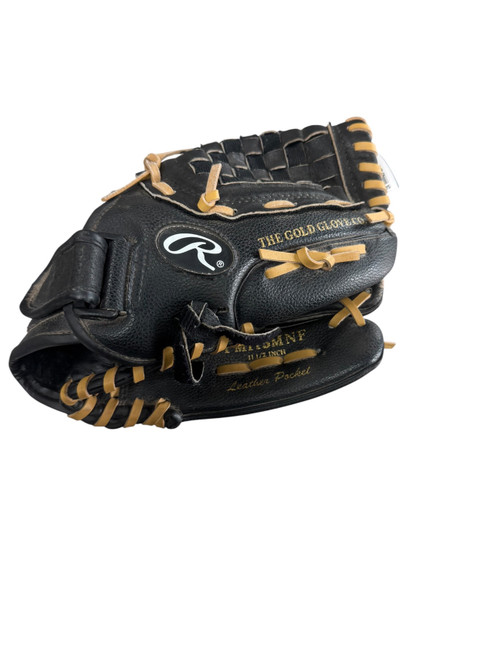 Vist Large View of Product Image Which is Used Rawlings PLAY MAKER BB/SB Glove RH Throw Black 11 1/2"