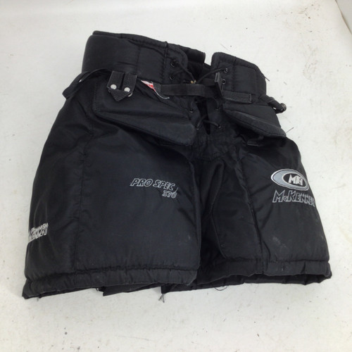 Vist Large View of Product Image Which is Used MCKENNEY PRO SPEC 370 JR SM GOALIE PANTS Junior Goalie Pant Black SM