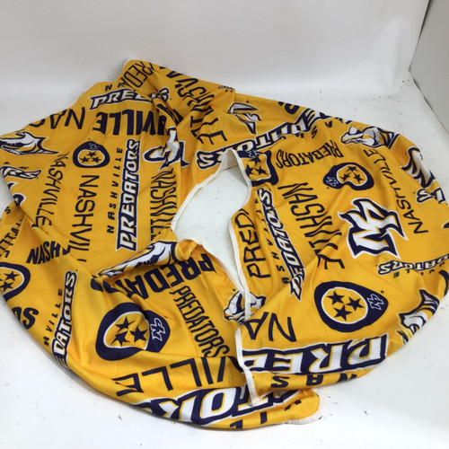 Vist Large View of Product Image Which is Used NASHVILLE PREDATORS TREE SKIRT Hockey Accessory