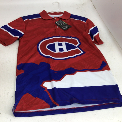 Vist Large View of Product Image Which is Used NHL MONTREAL CANADIENS POLO SHIRT S.S. Golf Shirt M MD
