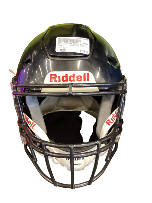 Vist Large View of Product Image Which is Used Riddell 2022 SPEED FLEX FB Helmet Black MD