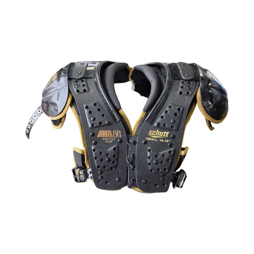 Vist Large View of Product Image Which is Used Schutt AIR FLEX 4.2 ADLT SM FOOTBALL SP FB Shoulder Pads Black SM