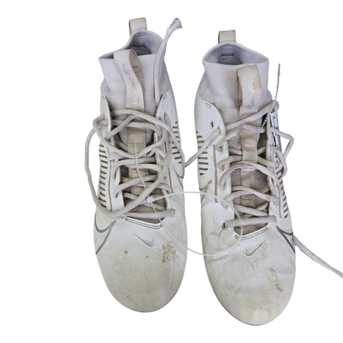 Vist Large View of Product Image Which is Used Nike Adult FB Cleats White Senior 12