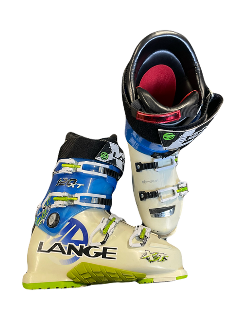 Vist Large View of Product Image Which is Used Lange 120 Mens DH Ski Boot White 275 MP - M09.5 - W10.5