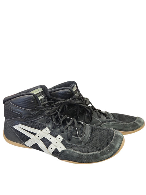 Vist Large View of Product Image Which is Used Asics Wrestling Shoes Black Senior 9.5