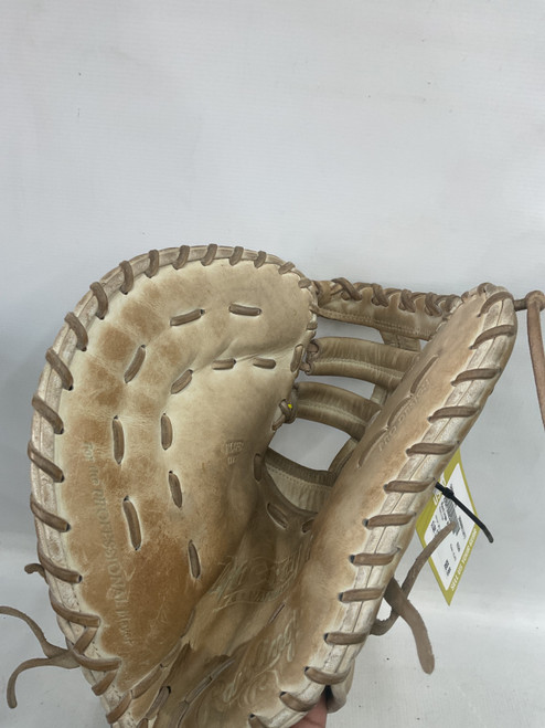 Vist Large View of Product Image Which is Used Rawlings RLAFB BB/SB First Base LH Throw White 13"
