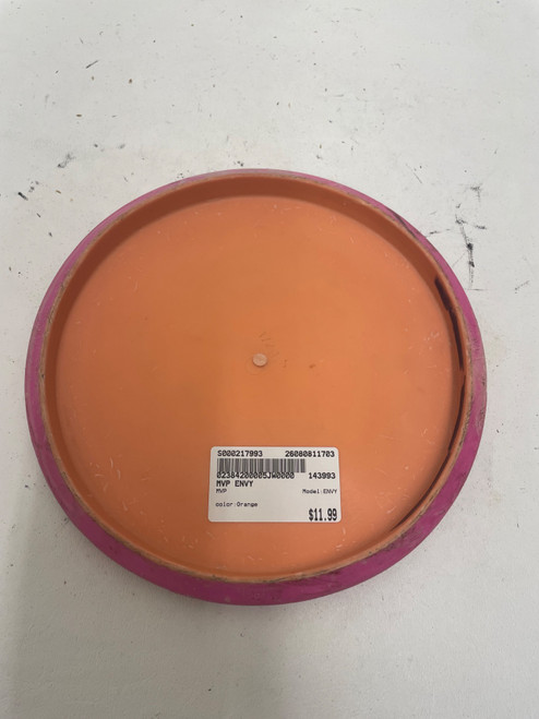 Vist Large View of Product Image Which is Used MVP ENVY Disc Golf Putter Orange