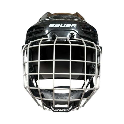 Vist Large View of Product Image Which is Used Bauer IMS 5.0S Hockey Helmet Cage Combo Black Small