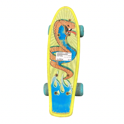 Vist Large View of Product Image Which is Used PENNY BOARD Complete Skateboard Yellow Regular
