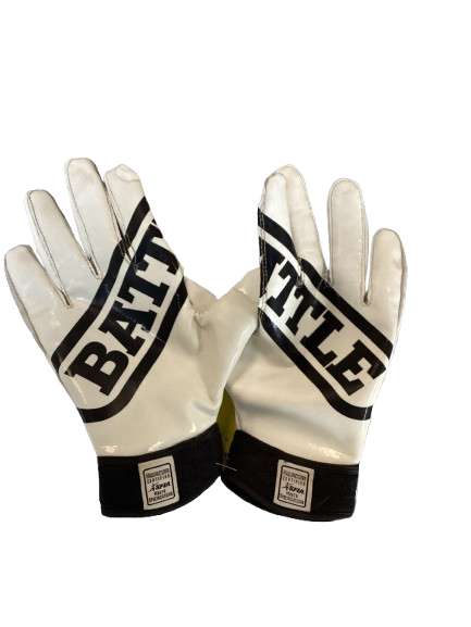 Vist Large View of Product Image Which is Used Battle Sports FOOTBALL GLOVES FB Gloves White MD