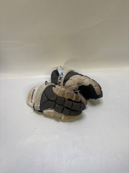 Vist Large View of Product Image Which is Used Champro GLOVE Lacrosse Gloves Junior Grey SM