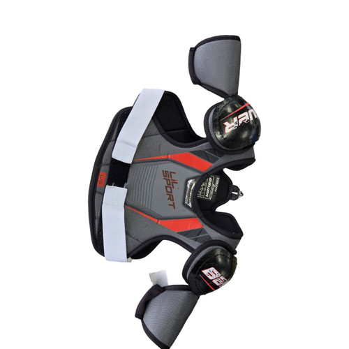 Vist Large View of Product Image Which is Used Bauer LIL SPORT SHOULDER PADS YTH LG Youth Shoulder Pads LG