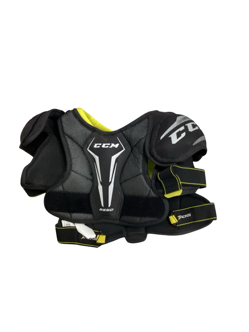 Vist Large View of Product Image Which is Used CCM 9550 Junior Shoulder Pads SM