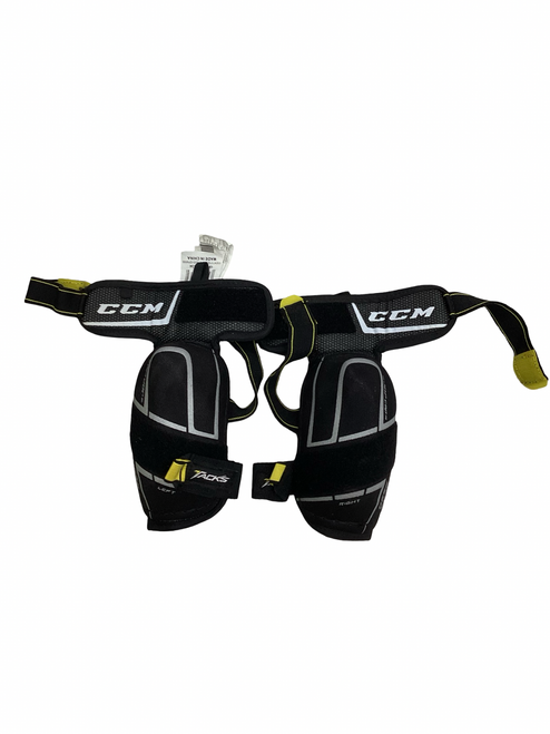 Vist Large View of Product Image Which is Used CCM TACKS Junior Elbow Pads SM