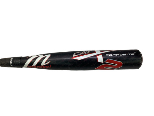 Vist Large View of Product Image Which is Used Marucci CAT X 2 COMPOSITE BB/SB High School -3 Bat 31"