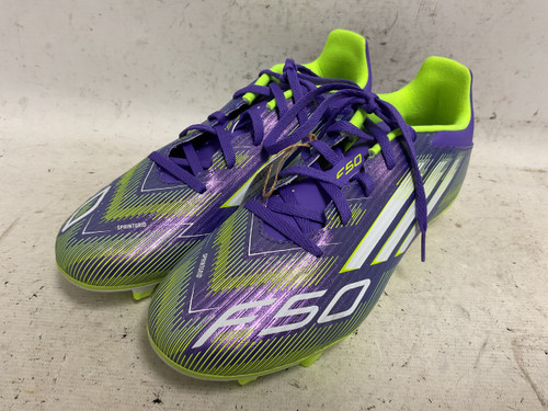 Vist Large View of Product Image Which is Used Adidas F50 Club FB/MC JI0043 Soccer Cleats Purple Senior 7