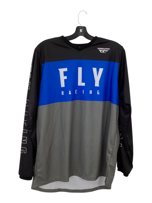 Vist Large View of Product Image Which is Used Fly Racing Adult Top Royal Blue 