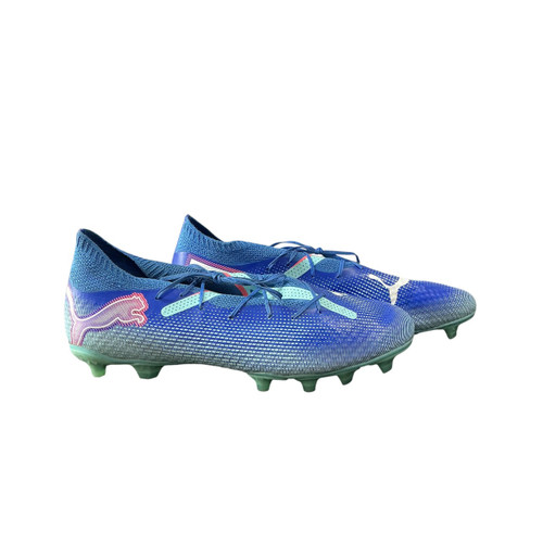 Vist Large View of Product Image Which is Used Puma Soccer Cleats Navy Blue Senior 11