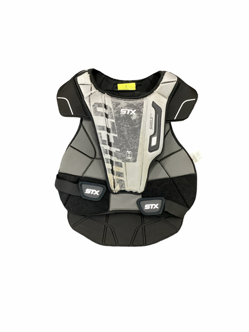 Vist Large View of Product Image Which is Used STX SHIELD 400 LAX Goalie Chest M Black LG